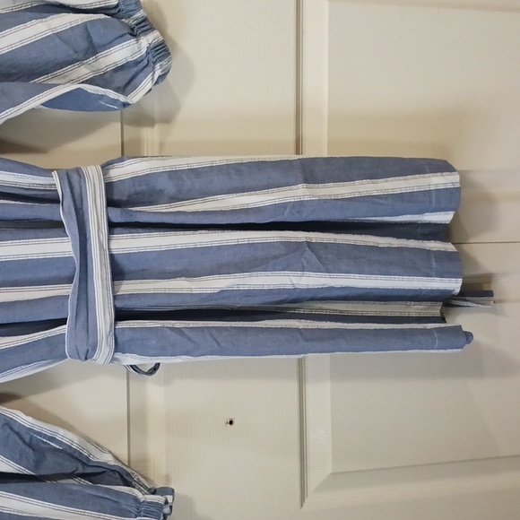 GAP cotton striped mini dress - Med - blue and white - Picture 7 of 8